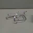 USHAKE Water Bottle Cages, Basic MTB Bike Bicycle Alloy Aluminum Lightweight Water Bottle Holder Cages Brackets(2 Pack- Drilled Holes Required) (Silver)