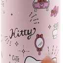 oneZHI 425ml Cartoon Kitty Cute Anime Cup Melody Kawaii Reusable Water Bottle for Girls Women Birthday Gift (Pink)