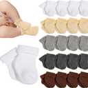 Janmercy 20 Pair Preemie Socks Baby Boy Girls Newborn Premature Terry Cotton Socks for Unisex Baby