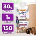 Ensure Max Protein Cafe Mocha Nutrition Shake | 30g Protein, 1g Sugar, 4g Fiber Blend | 12 Pack, BBD 07/01/2026