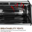 PRETYZOOM Stainless Steel Bread Storage Box Large Capacity Roll Top Bread Container for Kitchen Counter Organization 13 X 9 X 6 Inch