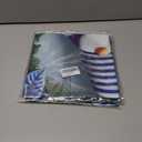 3 x BlissYard Winter Door Banner Set 35x71 Inch Gnome Christmas with Blue Striped Ribbon and Poinsettias Home Porch Decoration Festive Gnome Front Door Wall Hanging Party Holiday Outdoor Decoration