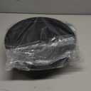 Gugululu Kitchen Counter Fruit Bowl, Black High Base Fruit Holder Modern Bread Basket Stand for Home Kitchen Decorative Fruit and Vegetable Holder Storage (L-10.2 inch)