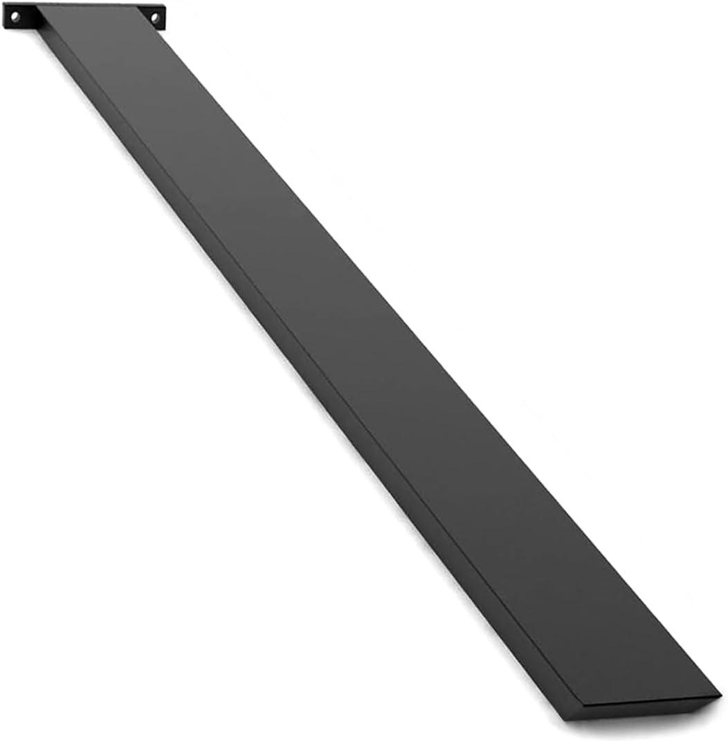 Hidden Island Countertop Support Bracket 1 Pack Black 36 Inch Heavy Duty Granite Countertop Bracket Iron Island Support Brackets for Granite Quartz Wood