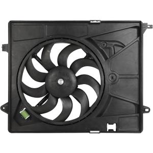 SCITOO Engine Radiator Condenser Cooling Fan Assembly Compatible with 2014-2020 for Chevrolet for Trax 1.4L, OE Number: 623590 621576