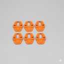 Door Lock Covers Protection Trim for Jeep Wrangler JK 2011-2017 Grand Cherokee for Dodge Chrysler ,Orange