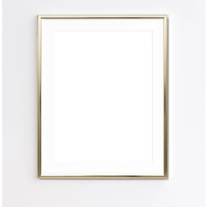 Gold metal frame A2 A3 A4 A2 30x40 50x70 70x100 large thin minimalist Scandinavian modern coastal boho style mid-century glam wedding sign