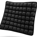 Air Cushion Inflatable Chair Air Seat Cushion Car Portable Breathable Comfort Cushion Office Wheelchair Pad Orthopedics Pain Pressure Relief Cushion Camping Seat Mat 18 x 16 x1 in Black