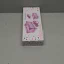 Chyyeerkidd Toy Baby Doll Crib for 18'' Dolls, Cute Pink Heart Designed Baby Doll Bed with Carry Bag, Toy Crib Doll Furniture for 3 Years+ Girls