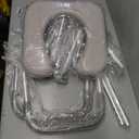 HOMLAND Raised Toilet Seat with Handles, Toilet Seat Riser for Seniors with Adjustable Height & Width, FSA/HSA Eligible 400lb Handicap Elevated Toilet Seat for Elderly, Pregnant, Fit Any Toilet