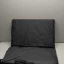 Back Seat Extender for Dogs Upgraded Anti-Scratch PU Leather, Hard Bottom Dog Car Seat Cover for Back Seat, Backseat Extender for Dogs, Waterproof Dog Hammock for Car, SUV, Small Truck, Black