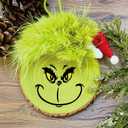 2Pack Large 5 Inch Christmas Face Eyes Stickers for Crafts Vinyl Faces Pitcher Rub on Transfers Decals for Ornaments Glass Drinking Cups Wood Decorations Balls Party Supplies (face8)