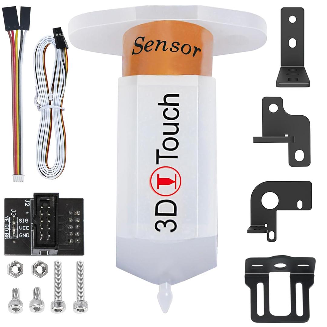 Geeetech Upgrade BL- Touch V3.2 Auto Bed Leveling Sensor with 4 Brackets for All Ender 3 Series, Ender 5, Ender 5 Pro, Ender 5s, CR10 Printer. BL - Touch Kit for 8 or 32 Bit Motherboard