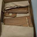 TESLYAR Wood Phone Docking Station for Men - Desk or Nightstand Organizer - Birthday Gifts for Husband or Dad - Anniversary Idea from Wife - Key Holder, Stand Wallet, Watch & Essentials (Earth Beige)