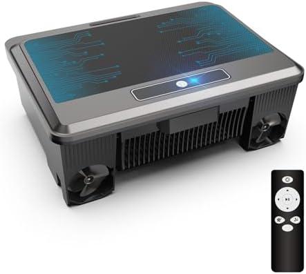 2025 Upgraded Pool Skimmer Robot Solar Powered Robotic Surface Cleaner with Remote Control Dual Charging Options Smart Obstacle Avoidance 12 Hours Continuous Cleaning Ideal for Above Ground Pool Grey