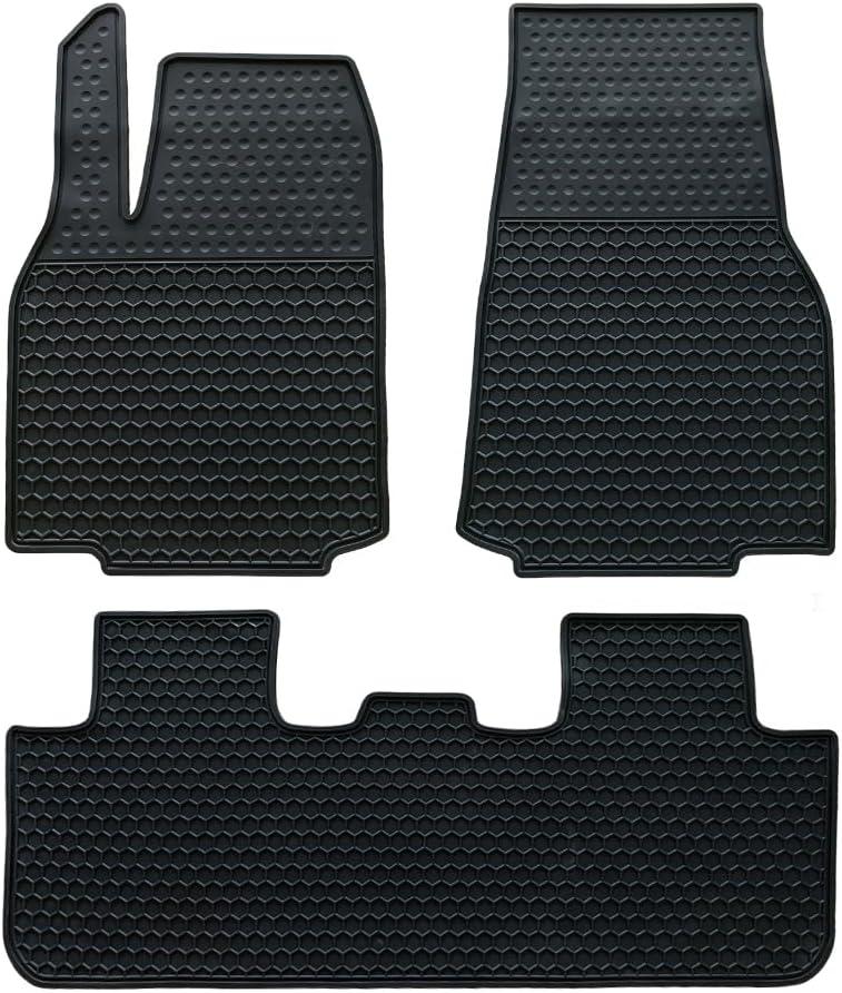Car Floor Mats for Tesla Model Y Juniper 2025 2026 Rubber Liners