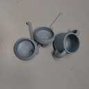 Moonkie Silicone Baby Sippy Cups | 3 Stages Training Cup Straw Cup for Infants Toddlers and Kid | 4 oz 1Pack (Ether)