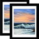 LUCKYLIFE 18x24" Frame in Black, Gallery Frame for Wall Mounting, 2 Pack