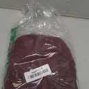 QINSEN Long Sleeve Square Neck Tops for Women Double Lined Side Ruching Going Out Shirts Basic Tee (X-Large, Burgundy)