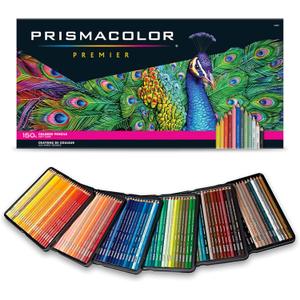 Prismacolor Premier Colored Pencils, Soft Core, Assorted Colors, 150 Count - Durable, Vibrant, Ultra-Smooth, Adult Coloring, Drawing, Sketching, Arts & Crafts