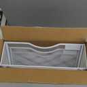 5-Tier Magnetic File Organizer, No Drilling Installation, White Magnetic Paper Holder, Magazine Rack for Refrigerator and File Cabinets