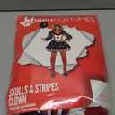 Morph Scary Clown Costume Womens Halloween Costumes For Womens Clown Costume Jester Halloween Outfit Women (Large)