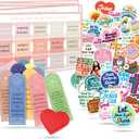 Christian Jesus Religious Scripture Stickers 211 Set, Bible Verse Stickers Waterproof for Faith Journaling Planner Laptop Vision Board Scrapbook Gifts (105 Sticker + 75 Bible Tabs + 31 Bookmarks)