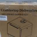 EUHOMY Countertop Dishwasher Portable, 8 Programs Mini Dishwasher with 5L Built-in Water Tank and Inlet hose, No Hookup Needed, Dish Washer with Self Clean/Baby Care/Air Dry, for Apartments & RVs
