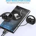 USB C Headphones Over Ear Hooks for Samsung Galaxy S26 Ultra S25 S24 S23 S22, Wrap Around Ear Buds with Loops Mic Type C Earphones Running Sport Wired Earbuds for iPhone 17 e 16 15 Pro Max Plus Air