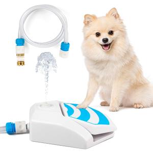 All For Paws Dog Water Fountain, Dog Sprinkler Paw Activated, Outdoor Water Fountain for Dog Drinking, Step On Pet Water Dispenser