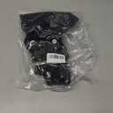 Women's Rave Outfits : 3Pcs Fishnet Lingerie Set with Cutout Top, Booty Shorts & Choker for Festival or Babydoll Nightwear (Black, M)