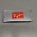 Ray-Ban Unisex Rb2132f New Wayfarer Low Bridge Fit Square Sunglasses (Rubber Black/Grey Mirrored Blue)