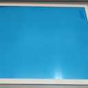 Poster Palooza 17x21 Contemporary White Wood Picture Frame - UV Acrylic, Foam Board Backing, & Hanging Hardware Included
