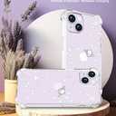 CCFUNCASE Compatible with iPhone 14 Plus Case Clear Cute for Women - Rugged Phone Cases Funda Protector Cover Skin (White Planets Galaxy Universe)