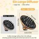 Upgraded 6IN Diffuser Attachment for Dyson Airwrap Styler HS01 HS05 HS08, Hair Diffuser Nozzle for Fast Drying and Styling Wave Curly Thick Hair