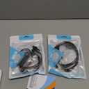 Covert Acoustic Tube Walkie Talkie Earpiece Surveillance Headset with Mic Compatible with Motorola CP200 CLS1110 HKLN4604 HKLN4604A HKLN4604B Radio (2 Pack)