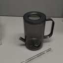 Small Watering Can Indoor Plants with Long Spout (1L, Gray)