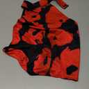 Open Back High Neck Tank Tops for Women Halter Mockneck Sleeveless Backless Floral Crop Top Y2k Summer Going Out Tops (Small, Cute Red)