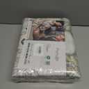 PURRUGS Vintage Farmhouse Boho Throw Rug 3x5 ft, Non-Slip Machine Washable Rug, Accent Oriental Area Rug for Entryway, Kitchen, Bedroom, Living Room and Dining Room, Taupe/Vanilla