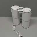 2 Pack Automatic Soap Dispensers,12.8oz/380ml USB Touchless Automatic Foaming Soap Dispenser,Rechargeabled Wall Mounted Smart Soap Dispenser for Bathroom Kitchen Dish Soap (White)