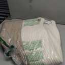 Large Blanket Basket for Organizing,65L Closet Organizers and Storage Bins Box for Shelves Woven Rope Storage Baskets,Living Room,Bedroom,Dorm,Laundry room (White&Brown)