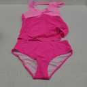 Womens Halter Tankini Swimsuit - Tummy Control Bathing Suit Two Piece Swimsuit V Neck Swimwear 2025 (Medium, Pink)