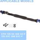 PRO CAKEN Rear Adjustable Rescue Strap Pull Strap Rope for KX KXF KLX RMZ DRZ Dirtbikes Motocross Universal, Blue