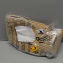 Easter Basket for Kids, Woven Cotton Rope Storage Egg Bucket with Rabbit Ears Handle, Reusable Egg Hunt Gift Basket Empty for Baby Girls Boys, Nursery Decor, Cute Kids Toy Storage, Brown