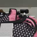 Bayer: Trendy Pram - Hearts Black & Pink - Includes Matching Shoulder Bag, for Dolls Up to 18", Foldable, Kids Pretend Play Toy, Ages 3+ `