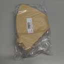 2 x #4 Cone Coffee Filters, 100 Count, 8-12 Cup, Unbleached Natural Paper, No Blowout, Disposable for Pour Over and Drip Coffee Maker