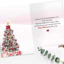 4 x Granddaughter Christmas Card Gift, Granddaughter Christmas Card from Grandma Grandpa