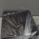 Elevon Plastic Wicker Basket Set of 4, Handmade Storage Basket for Organizing with Handles, Storage Bins for Home Kitchen Countertop, Shelf Organizer, Waterproof, Coffee