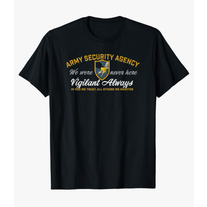 American Marauder: Army Security Agency T-Shirt XL