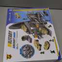 Military Airplane Toys Playset with Army Tank,Vehicles Set,Helicopter and Army Men Set for Boys Girls Kids Gift for Birthday Christmas